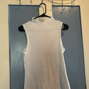 Ribbed Mockneck Tank